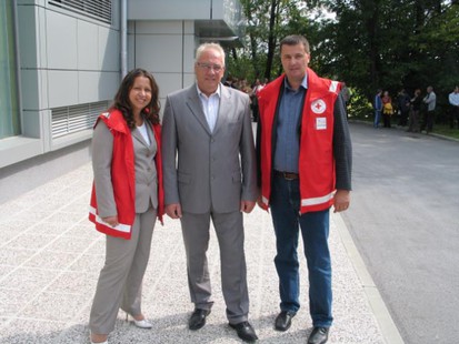 župan Cerknice podpira delo Rdečega križa